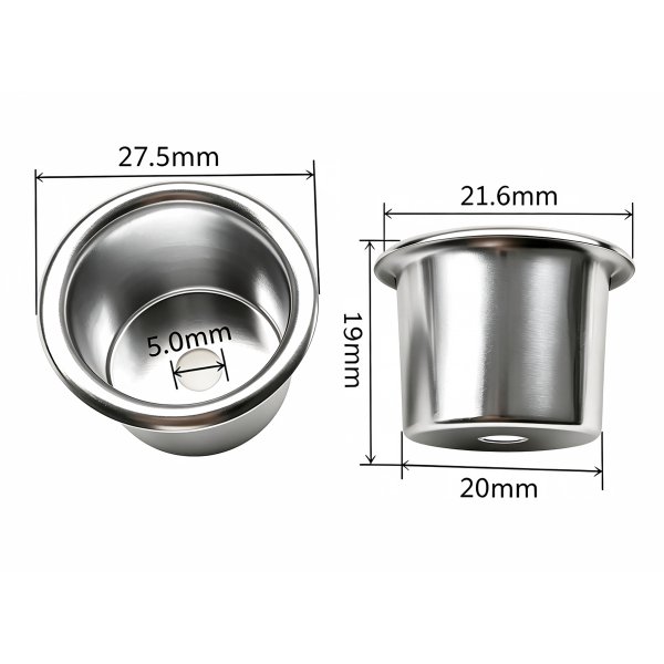 Ljushållare 21/22 mm silver - 25-pack Ljushållare 21/22 mm silver - 25-pack