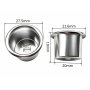 Ljushållare 21/22 mm silver - 25-pack Ljushållare 21/22 mm silver - 25-pack