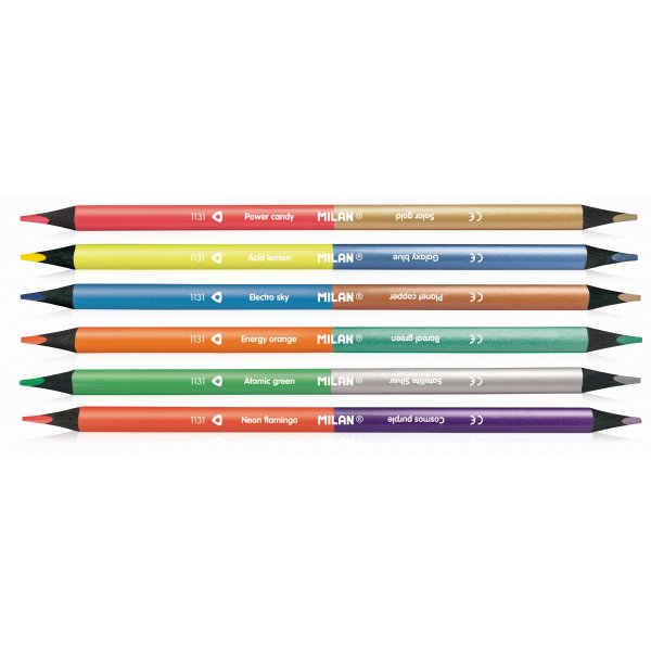 Frgpennor Milan Blackwood 6-pack - Fluo/Metallic