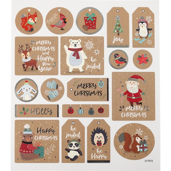 Klistermärken - Julstickers Klistermärken - Julstickers