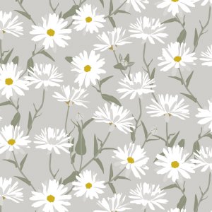 Vaxduk med Pr�stkrage motiv - Gr�