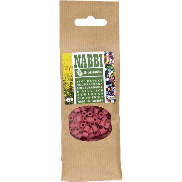 NABBI BioBeads - röd - medium - 1000 st NABBI BioBeads - röd - medium - 1000 st