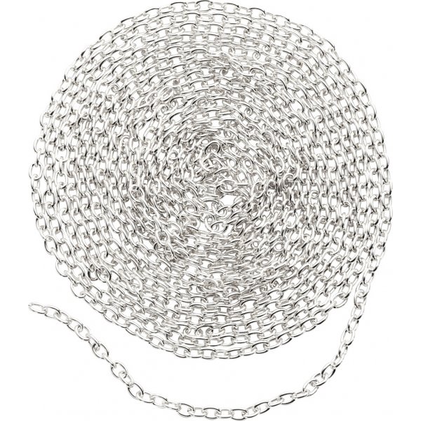Kedja - försilvrad - 2 m Kedja - försilvrad - 2 m