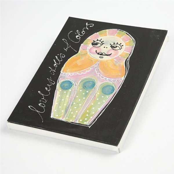 Målarduk - vit - 30 x 30 cm - 40 st Målarduk - vit - 30 x 30 cm - 40 st
