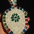 Kundebilde MosaixPro glassmosaikk Glitter 10 x 10 x - kobber 200 g ~ 215 stk.