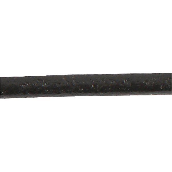 Lädersnöre - svart - 1 mm - 50 m Lädersnöre - svart - 1 mm - 50 m