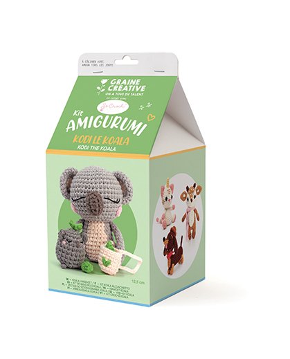 Koala amigurumi-kit 12,5 cm Koala amigurumi-kit 12,5 cm