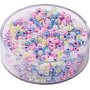 Bohemrocaille p�rlor 2,5 mm, 17 g, pastellf�rger