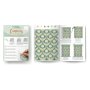 Broderikit med tropiska blommor p� canvas