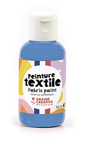 Textilfärg 50 ml cyan Textilfärg 50 ml cyan