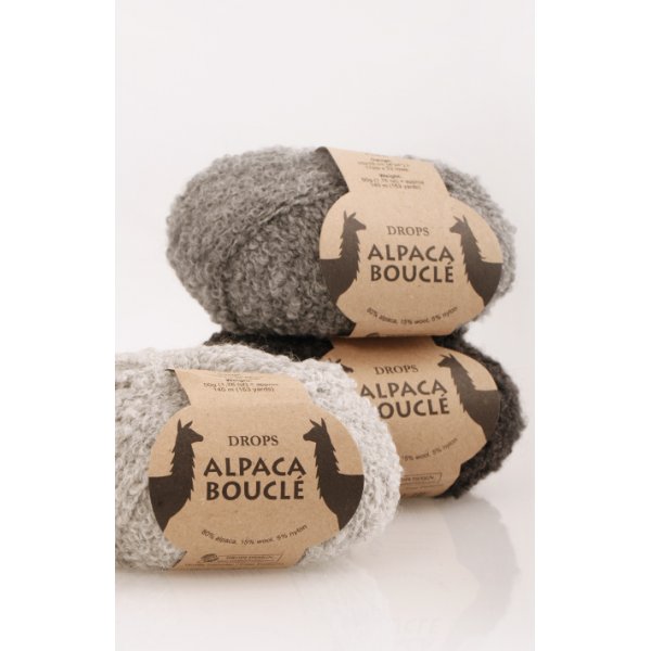 Drops Alpaca Bouclé garn - 50g Drops Alpaca Bouclé garn - 50g