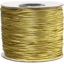 Elastiskt snre 1 mm - guld metallic - 100 m