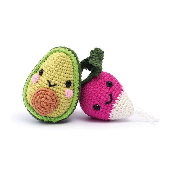 Amigurumi-kit med gr�nsaker