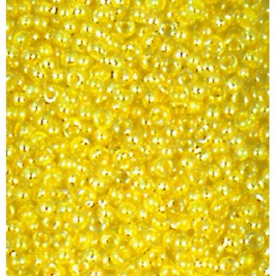 Rocaille perler skimrende ø 2,6 mm - myk gul 500 g