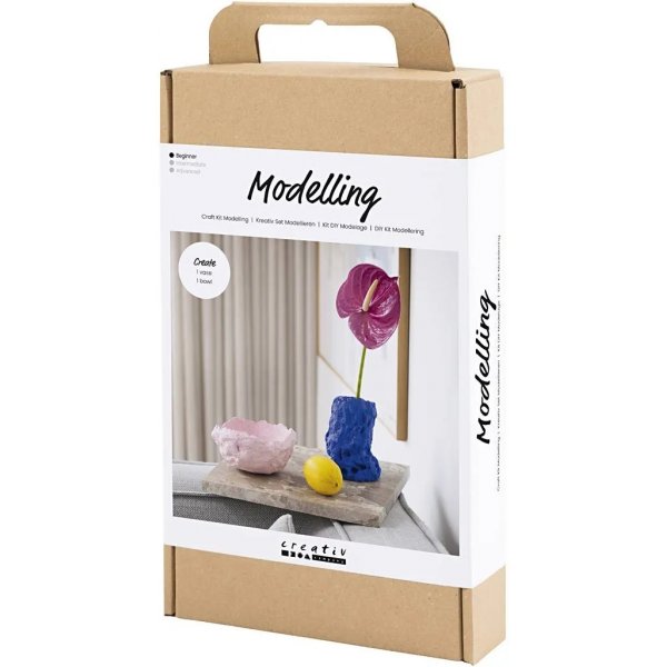 DIY Kit Modellera, Vas och skål DIY Kit Modellera, Vas och skål