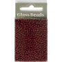 Rocaillepärlor 3 mm Matt Frozen Rödbrun 25 g Rocaillepärlor 3 mm Matt Frozen Rödbrun 25 g