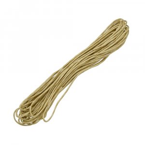 Snöre vaxad bomull ø 1 mm / 6 m - beige Snöre vaxad bomull ø 1 mm / 6 m - beige