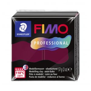 Modellera Fimo Professional 57 g - Vinr�d