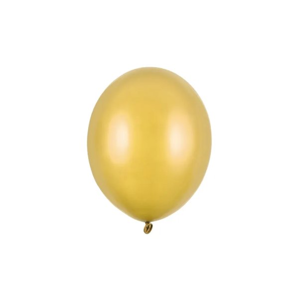 Ballonger strong ca 30 cm metallic guld - 10-pack Ballonger strong ca 30 cm metallic guld - 10-pack