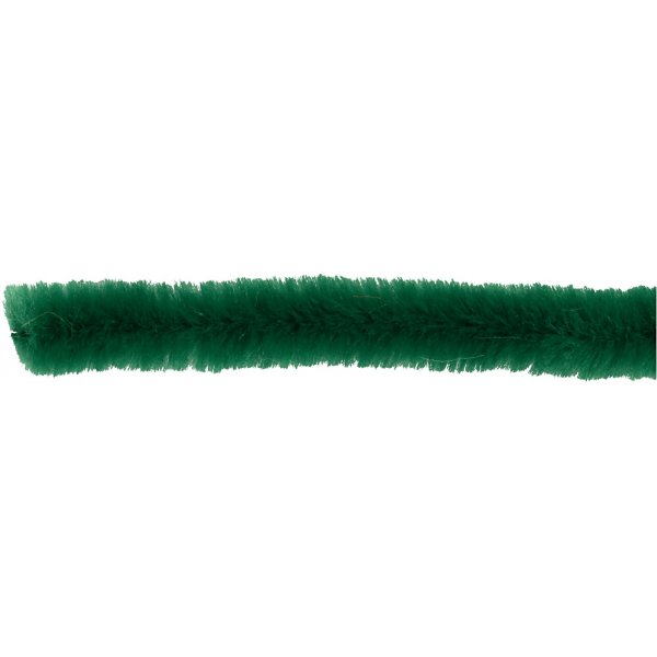 Piprensare - 6 mm - mörkgrön - 50 st Piprensare - 6 mm - mörkgrön - 50 st