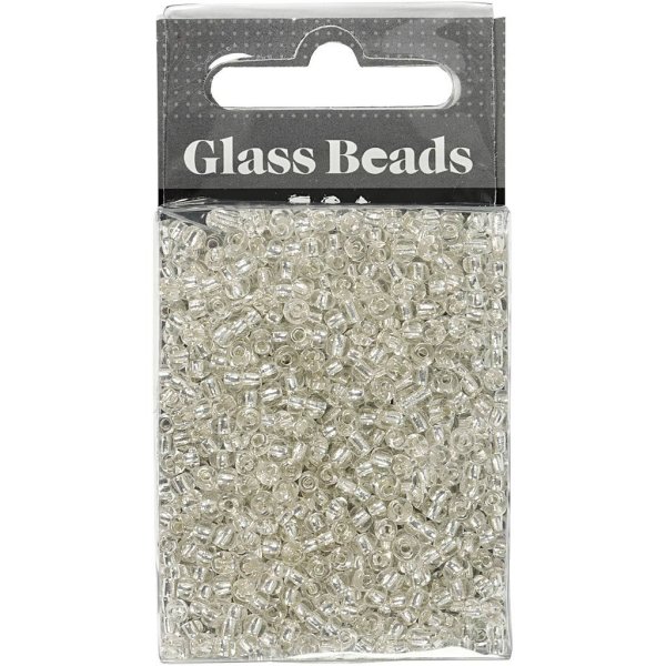 Rocaillepärlor 3 mm Silver 25 g Rocaillepärlor 3 mm Silver 25 g
