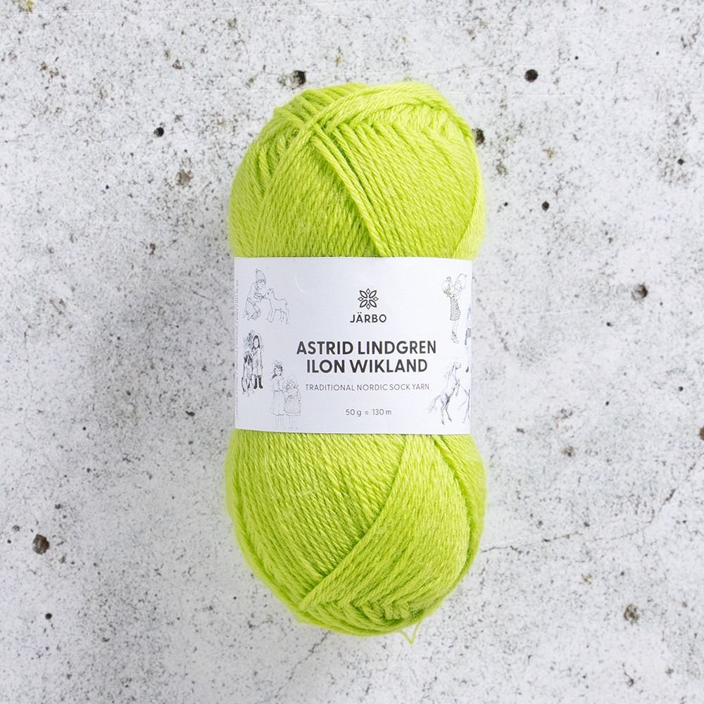 Astrid Lindgren & Ilon Wikland 50g Bullerbyn Grön - Blandgarn, Garn, Sticka & virka