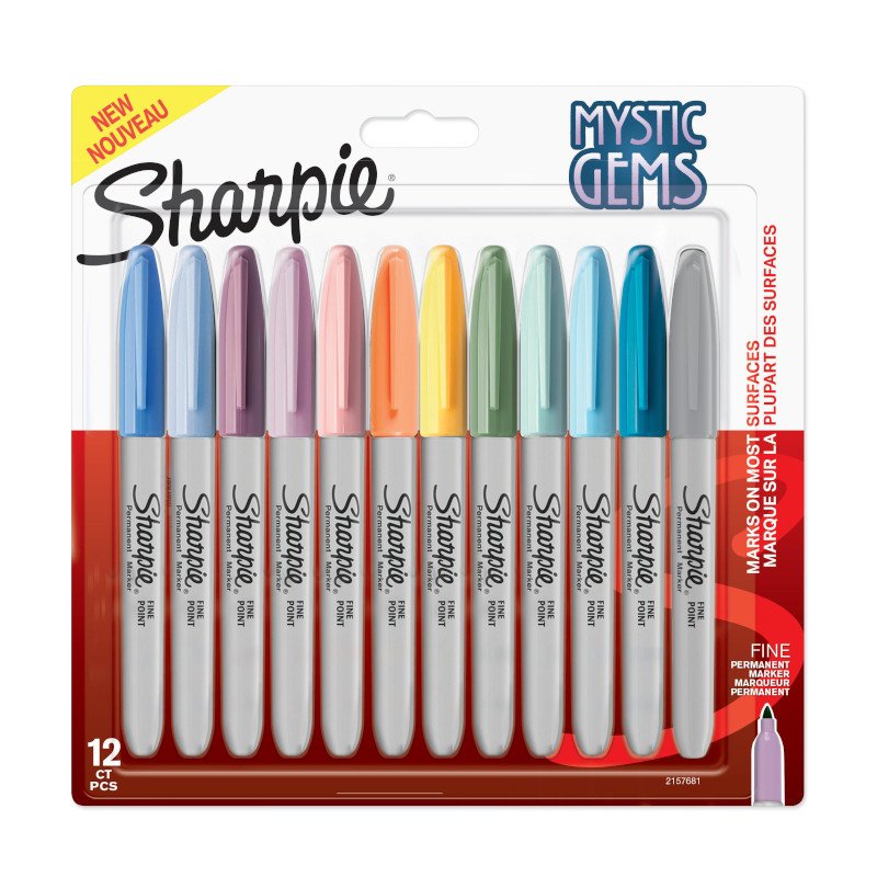 Fiberpennesæt Sharpie - 12-pak - Fiberpenne, Penne, Penne, kridt & tusch