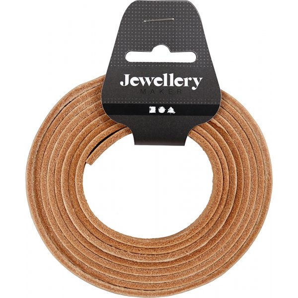 Läderband - natur - 2 m Läderband - natur - 2 m