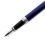 Fyllepenn Waterman Exception Slim Laque - Silver Trim - Fine Blue