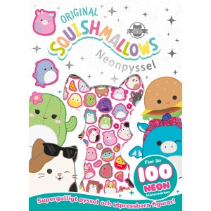 Squishmallows Neon Crafts - håndverksbok med over 100 neonklistremerker Squishmallows Neon Crafts - håndverksbok med over 100 neonklistremerker