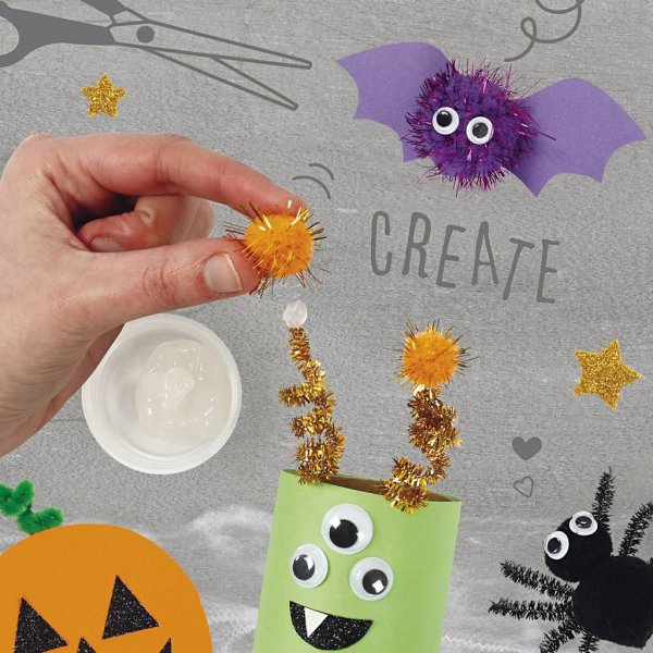 Kreativt Halloween-håndverkssett Kreativt Halloween-håndverkssett