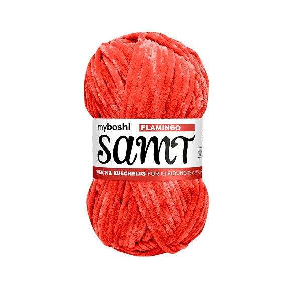 Myboshi Samt - 100 g - Orange - Myboshi garn, Garn, Strikke, hækle, knytte og væve