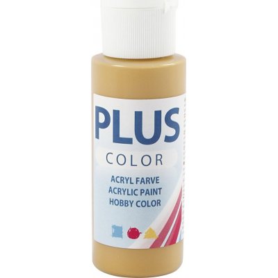 Plus Color Hobbyfrg - guld - 60 ml