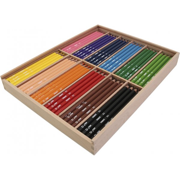 Edu Jumbo Färgblyertspennor - mixade färger - 12 x 12 st Edu Jumbo Färgblyertspennor - mixade färger - 12 x 12 st