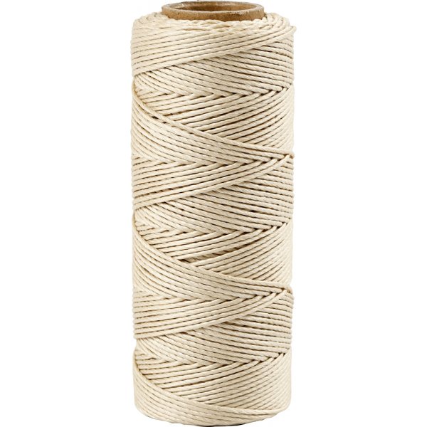 Bambusnöre - råvit - 65 m Bambusnöre - råvit - 65 m