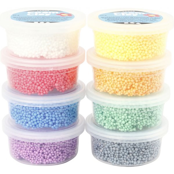 Foam Clay Large mixade färger - 8 x 20 g Foam Clay Large mixade färger - 8 x 20 g