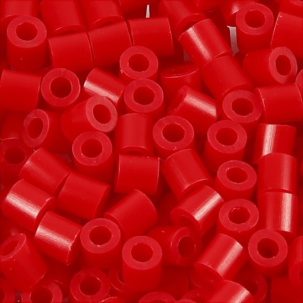 Rörpärlor - röd (32231) - medium - 1100 st Rörpärlor - röd (32231) - medium - 1100 st