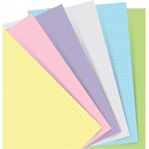 Refill til Filofax Notebook-lomme - Stikket - Pastellfarver