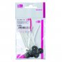 Platt veke vaxad 3x10 / 8 cm - 10-pack. med h�llare
