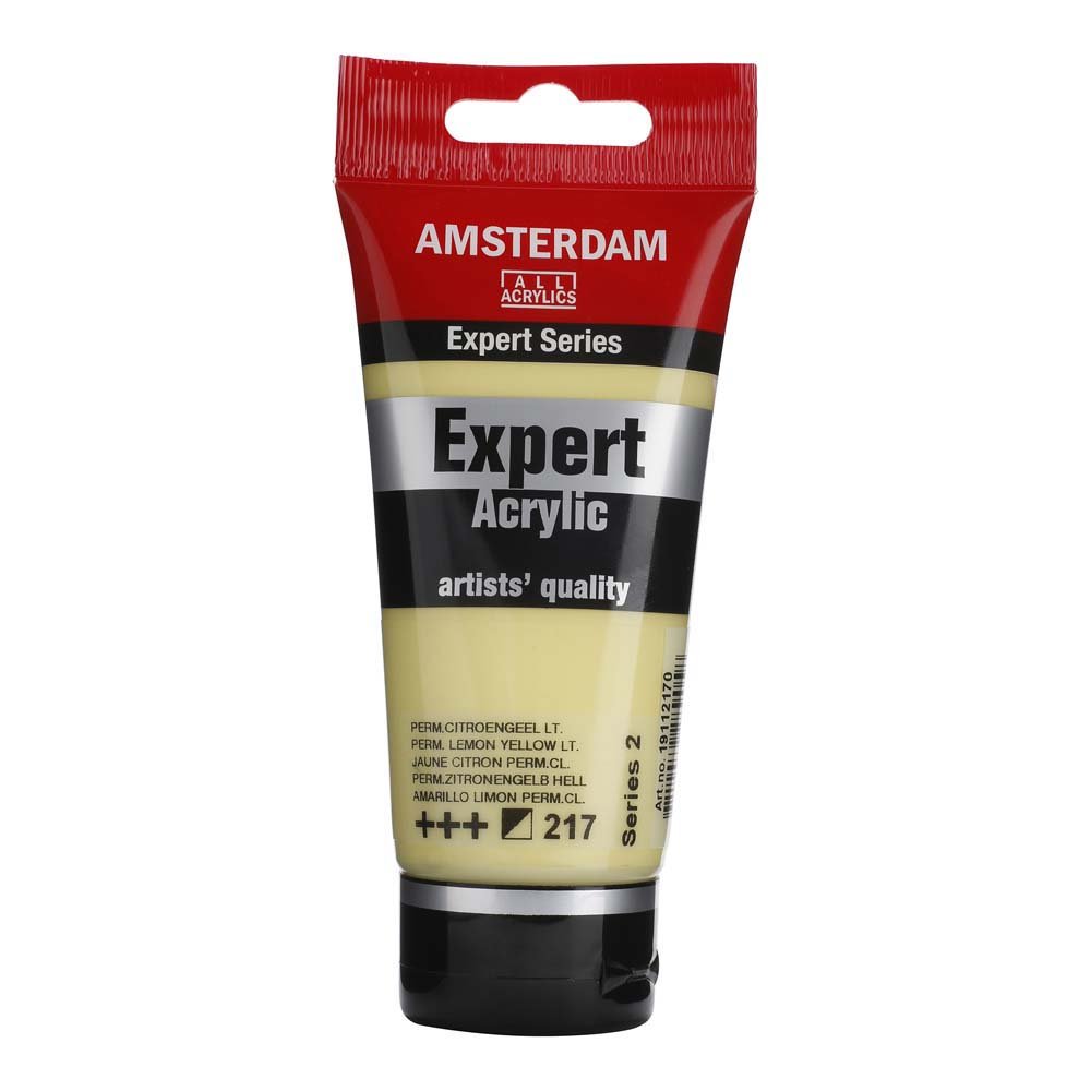 Amsterdam Acrylic Expert - 75 ml Permanent Lys Citrongul - Akrylfarver, Kunstnerfarver