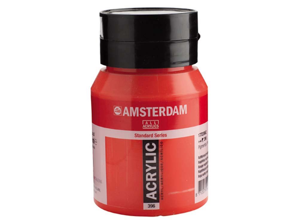 Amsterdam Akrylmaling 500 ml - Naphthalo Medium Rød - Akrylfarver, Kunstnerfarver