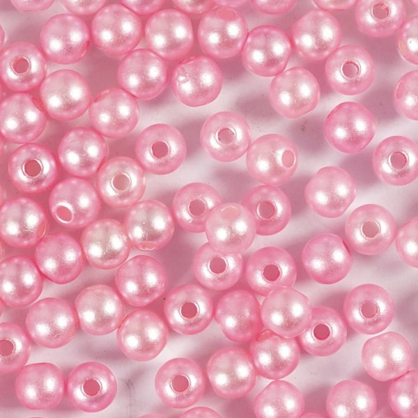 Vaxpärlor 5 mm Rosa 100 st Vaxpärlor 5 mm Rosa 100 st