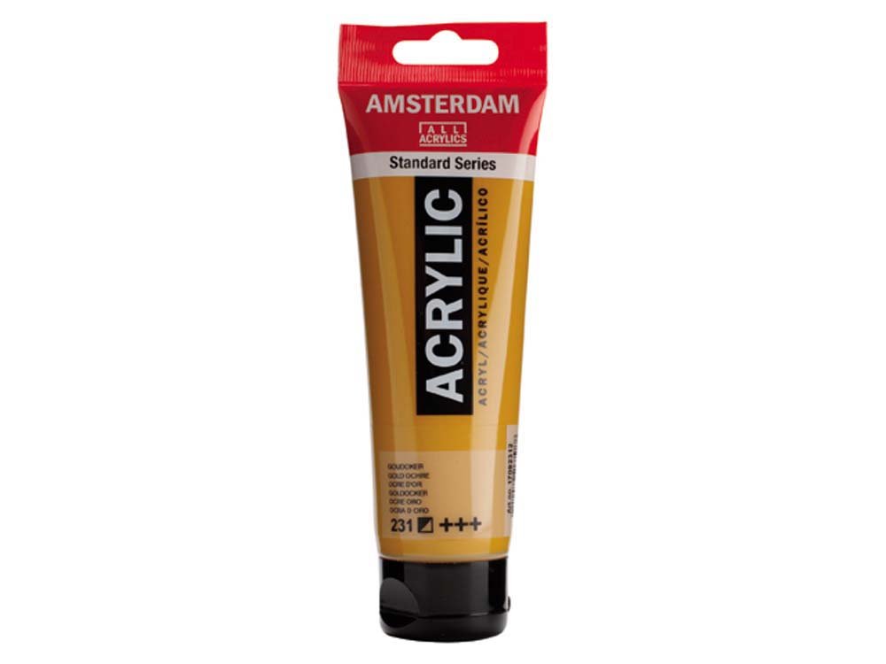 Amsterdam Akrylmaling 120 ml - Guld Okker - Akrylfarver, Kunstnerfarver