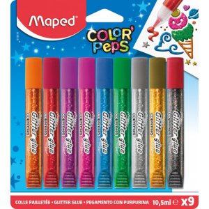 Lim - Maped - ColorPeps Glitterlim 9-pack