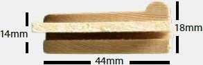Del till kilram för canvas - 2-pack - 46-76 cm Del till kilram för canvas - 2-pack - 46-76 cm