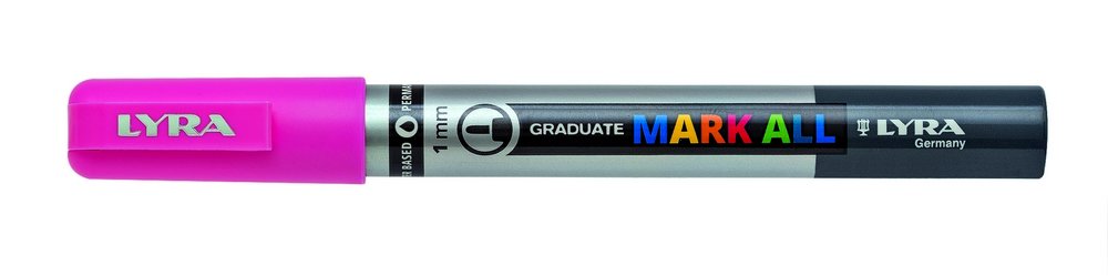 Mark All 1 mm Pink - Lyra Mark All, Markers, Penne, Penne, kridt & tusch
