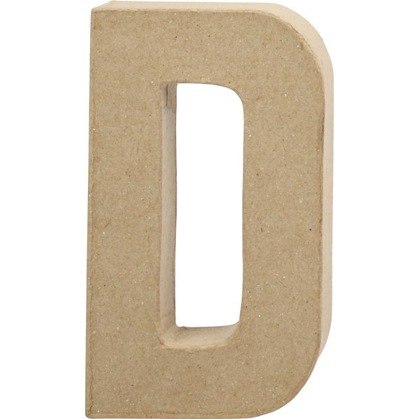 Pappbokstav - D - 5 cm Pappbokstav - D - 5 cm