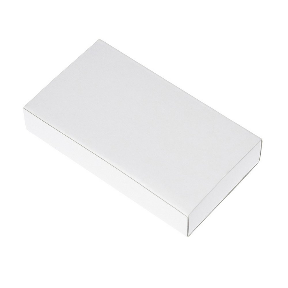 Fyrstikkeske Hvit - 110x60x20 mm - 10-pakning - Pappesker, Pappartikler, Dekorstammer, Hobbymateriale, Håndverk