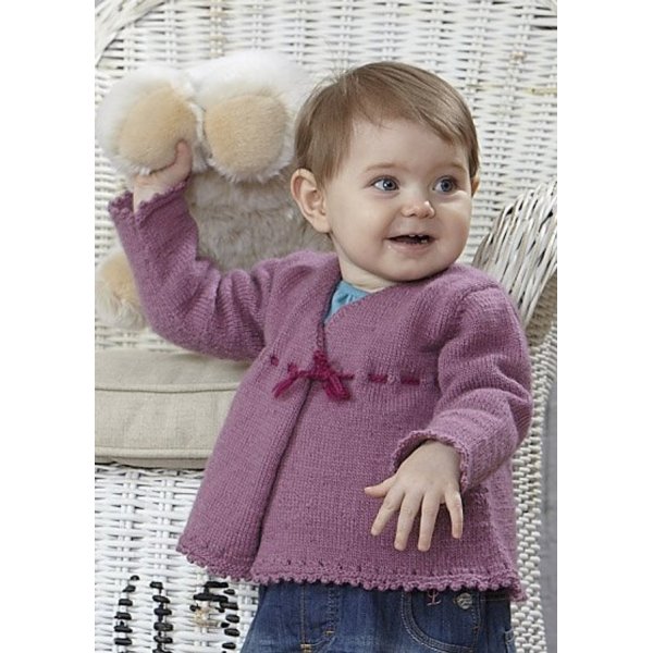 Strikkemnster - Wrap cardigan