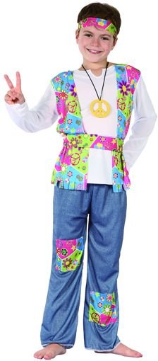 Hippiepojke maskeraddrkt - lder 10-12 r